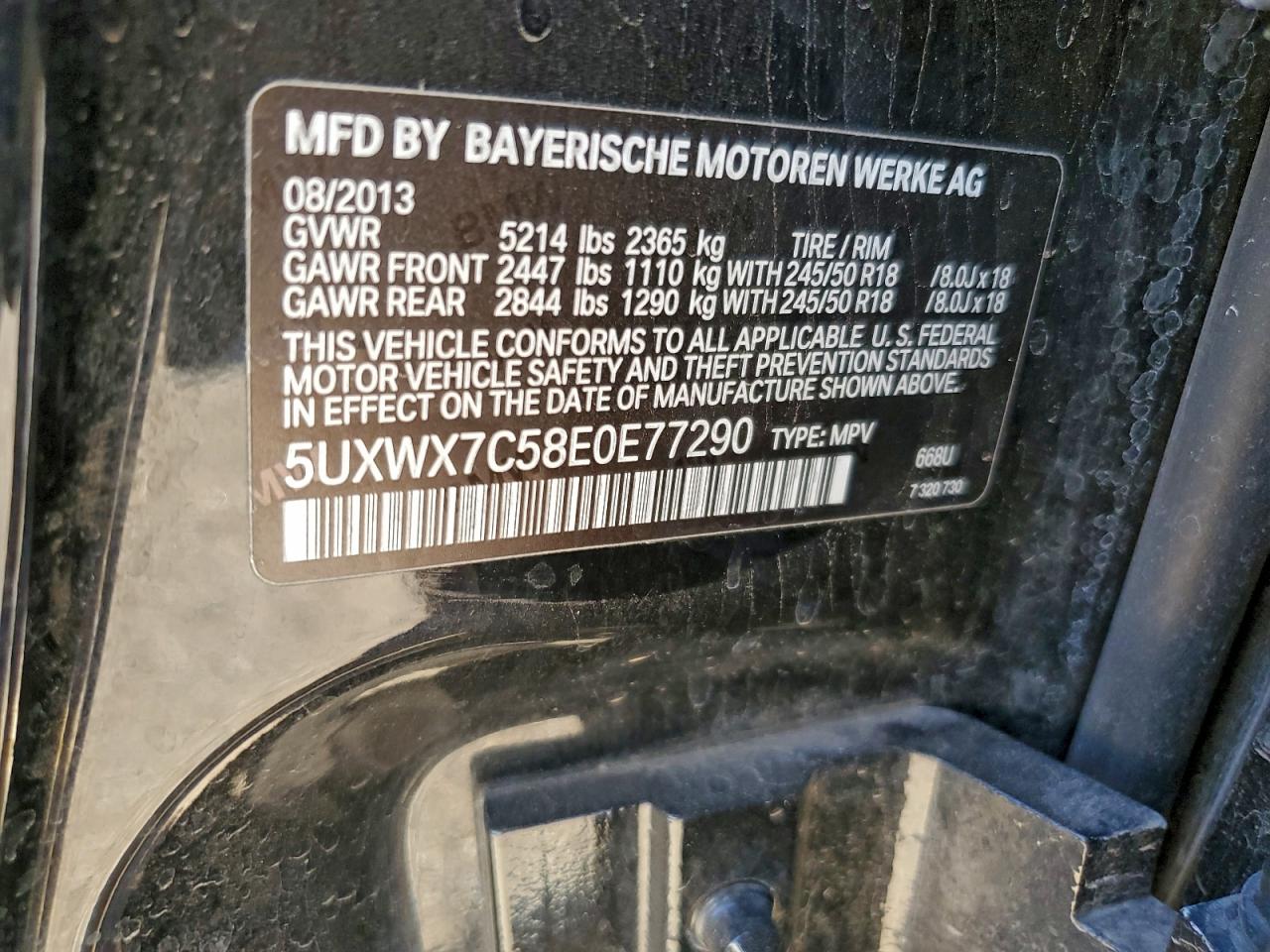 2014 BMW X3 XDRIVE35I photo 13