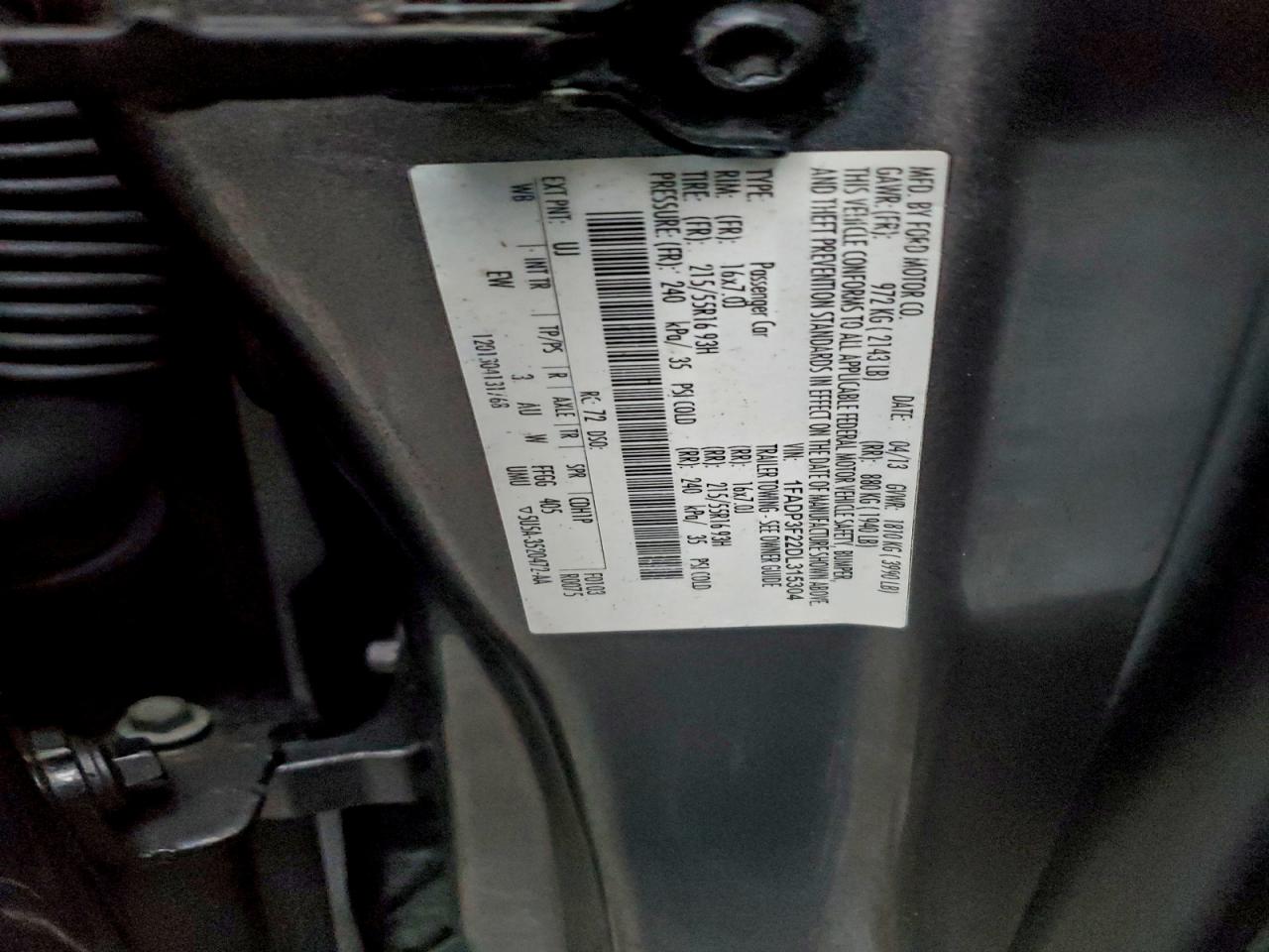 2013 FORD FOCUS SE photo 12