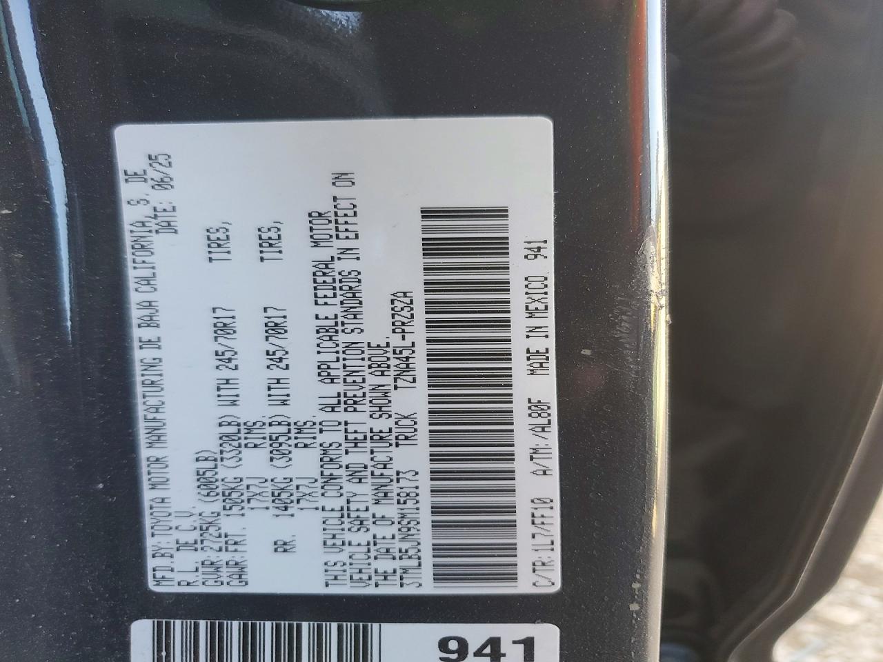 2025 TOYOTA TACOMA DOUBLE CAB photo 12