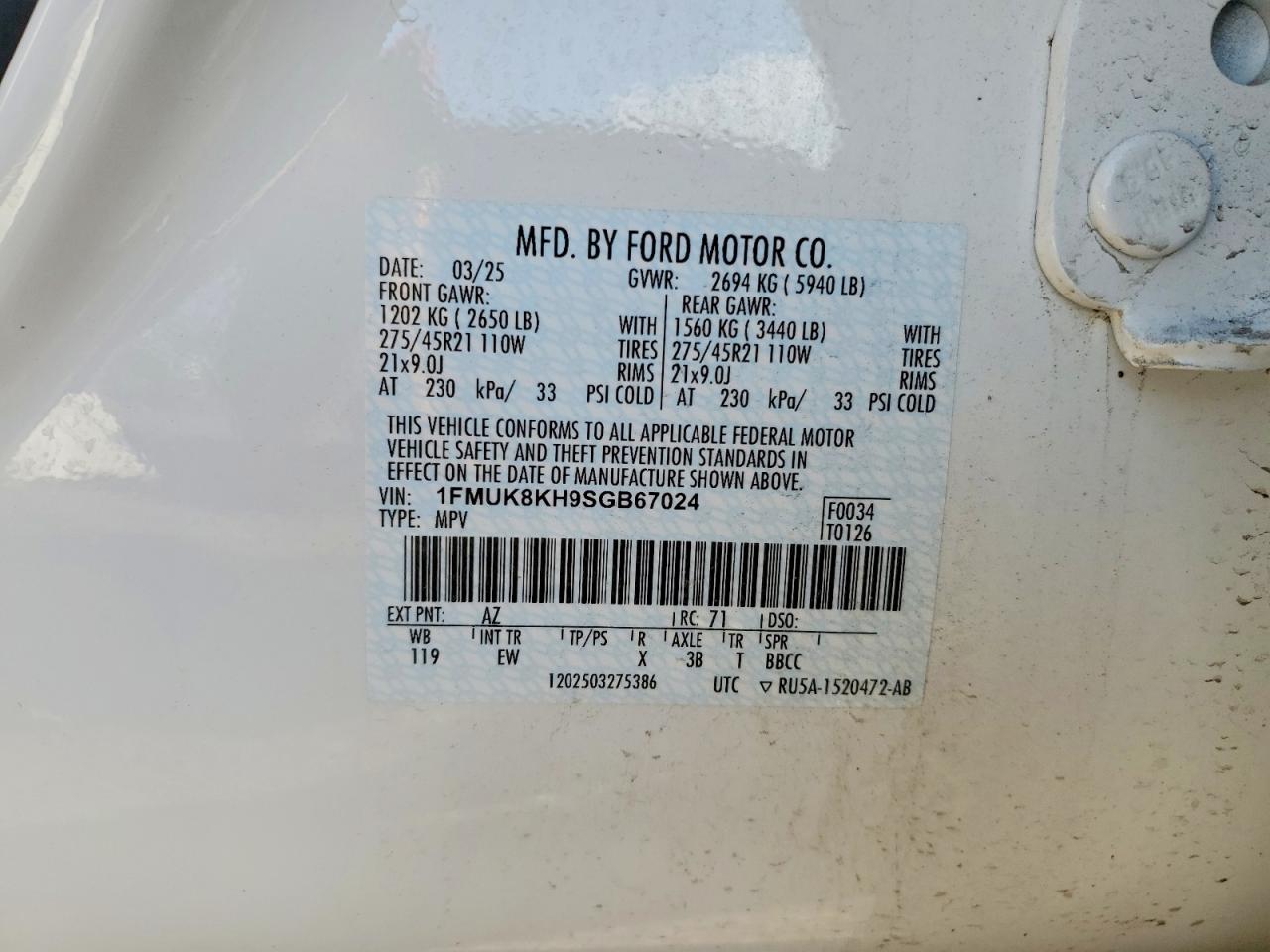 2025 FORD EXPLORER ST-LINE photo 13