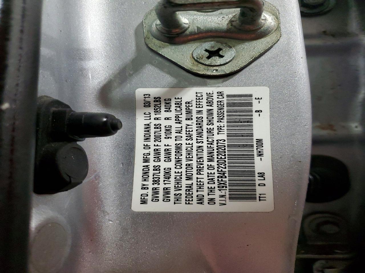 2013 HONDA CIVIC HYBRID photo 13
