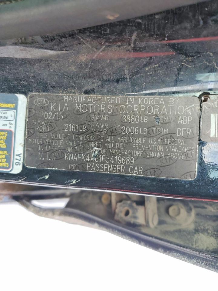 2015 KIA FORTE LX photo 12