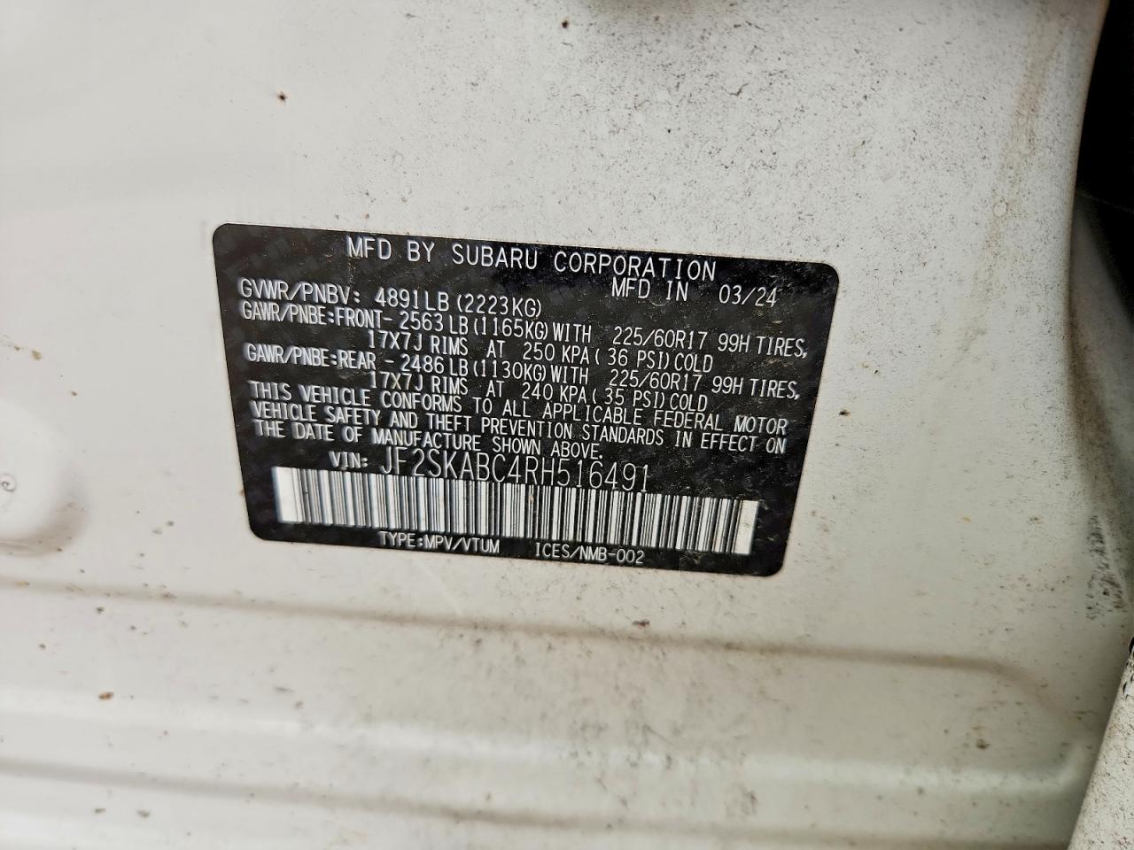 2024 SUBARU FORESTER photo 25