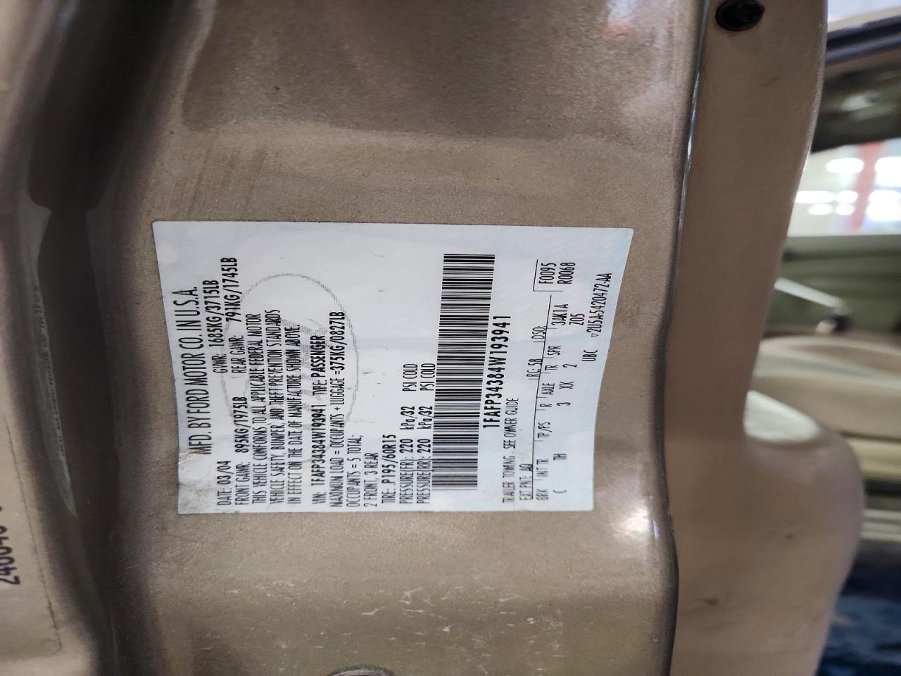 2004 FORD FOCUS SE COMFORT photo 12