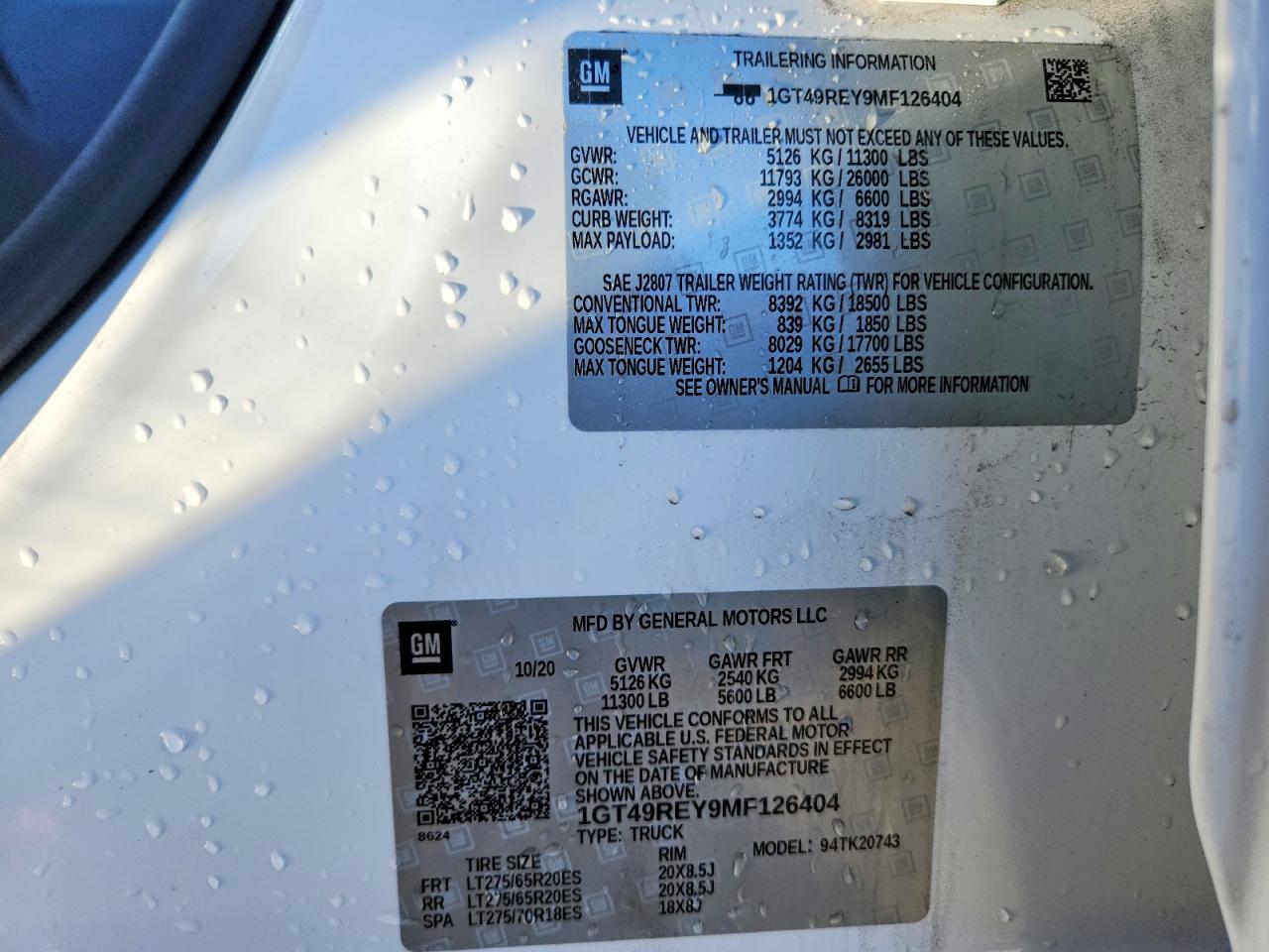 2021 GMC SIERRA K2500 DENALI photo 12