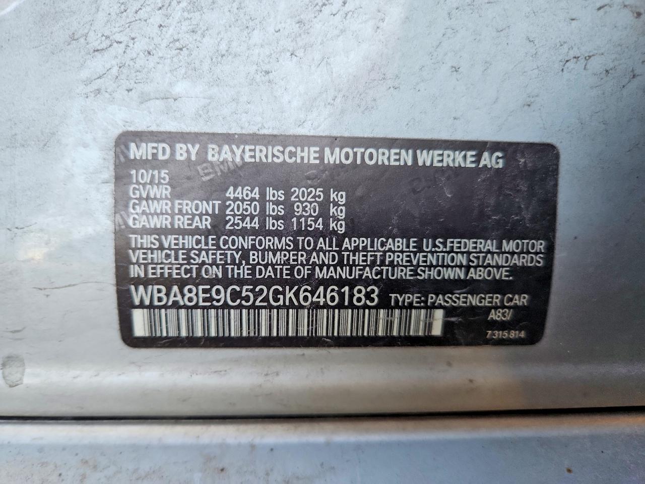2016 BMW 328 I SULEV photo 12