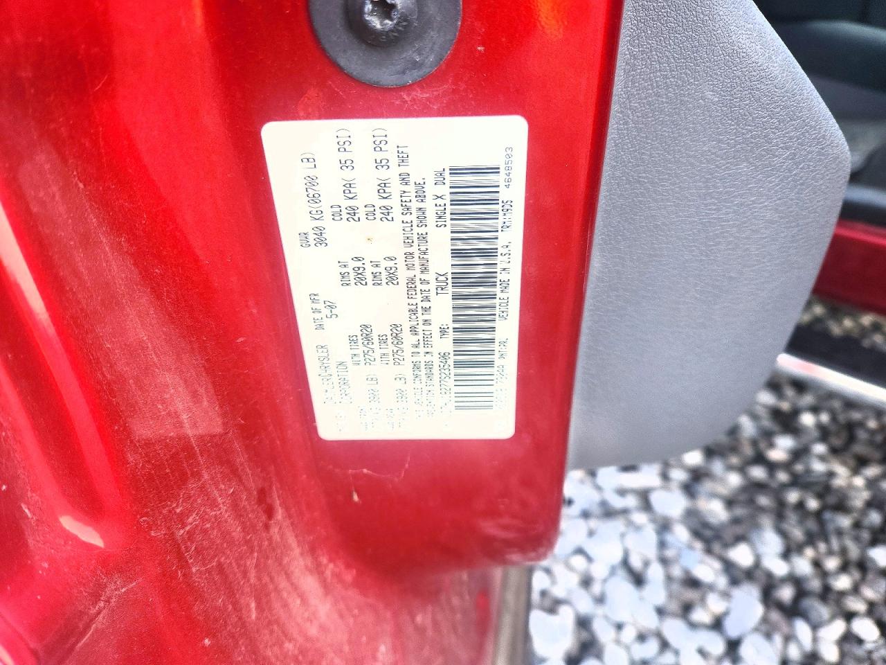 2007 DODGE RAM 1500 ST photo 12