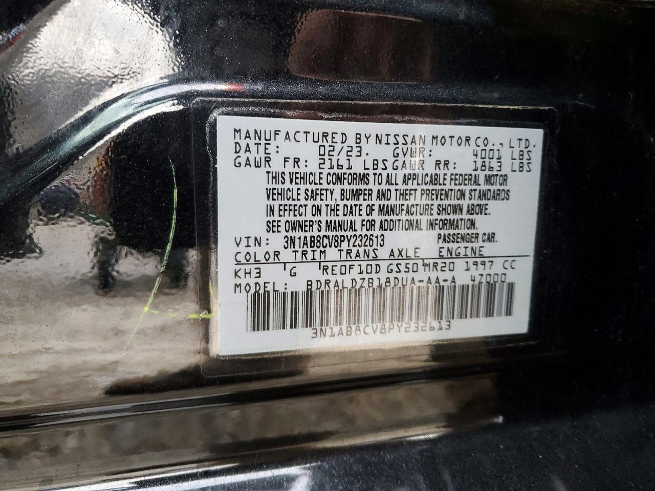 2023 NISSAN SENTRA SV photo 13