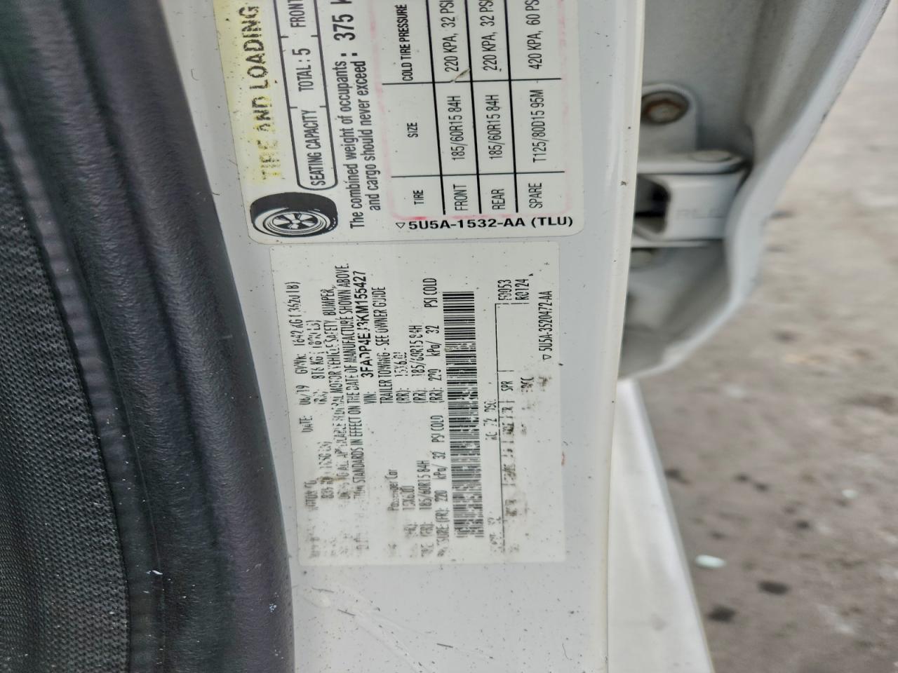 2019 FORD FIESTA SE photo 23