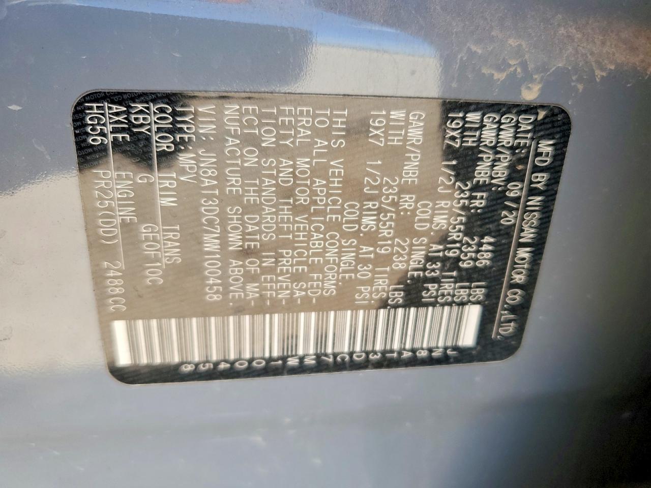 2021 NISSAN ROGUE PLATINUM photo 23