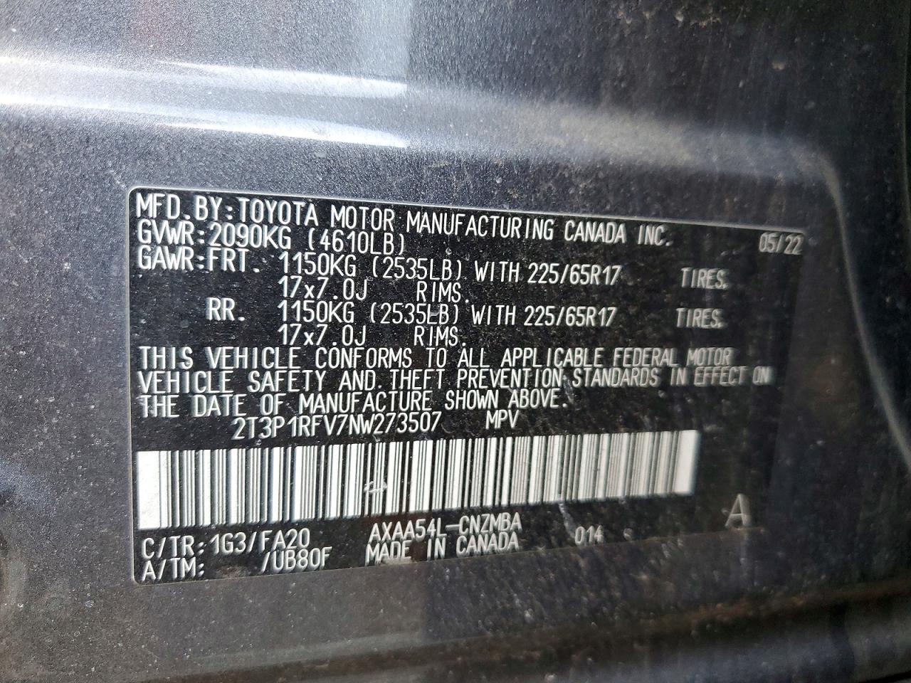 2022 TOYOTA RAV4 XLE photo 13
