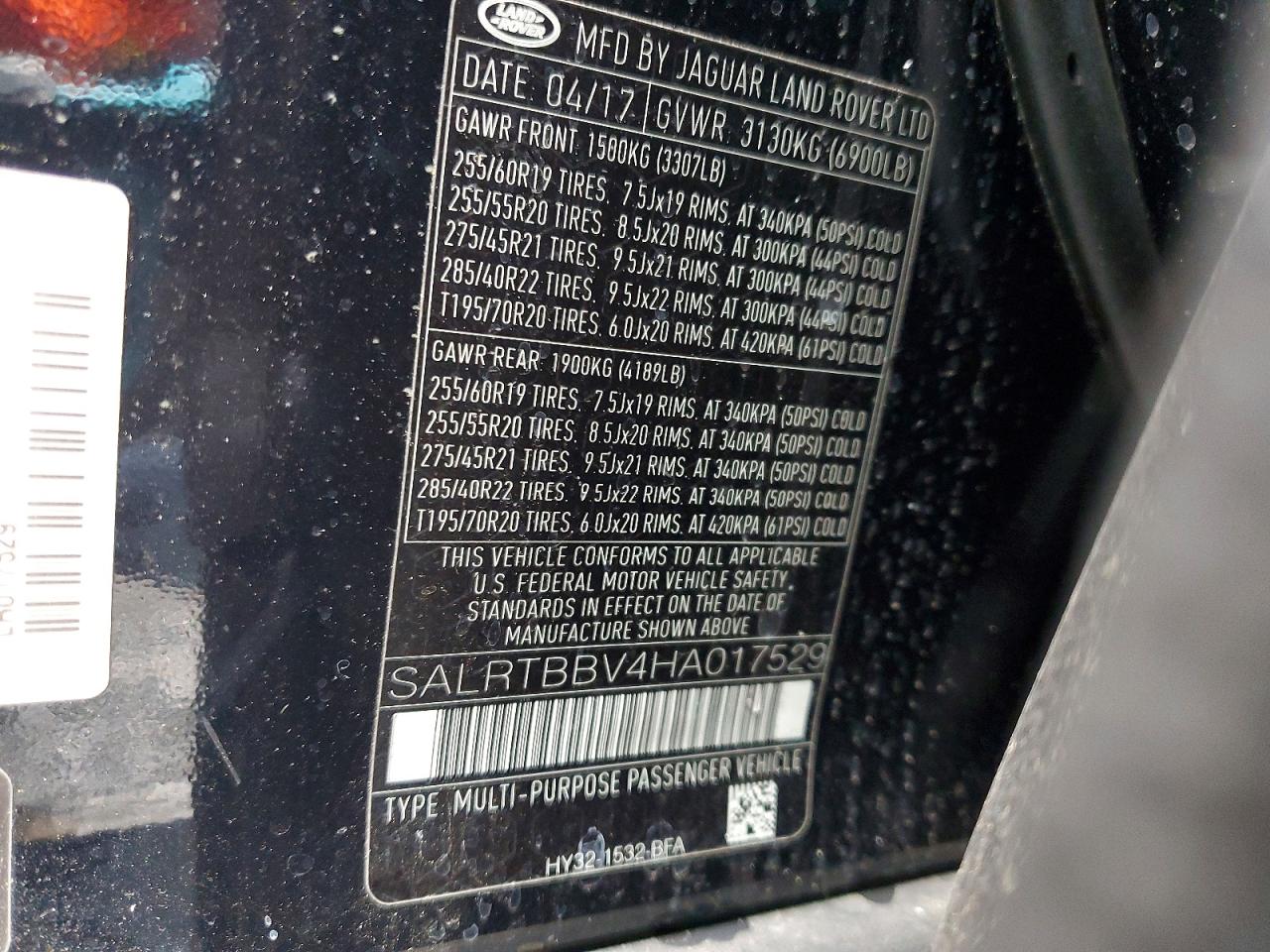 2017 LAND ROVER DISCOVERY FIRST EDITION photo 13