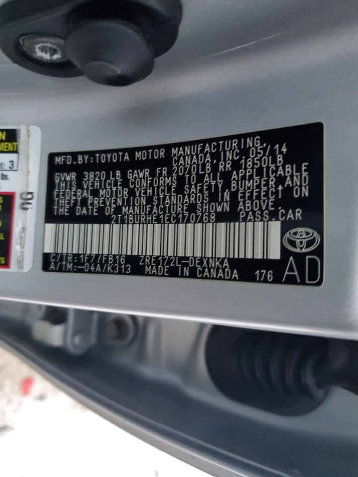 2014 TOYOTA COROLLA L photo 34