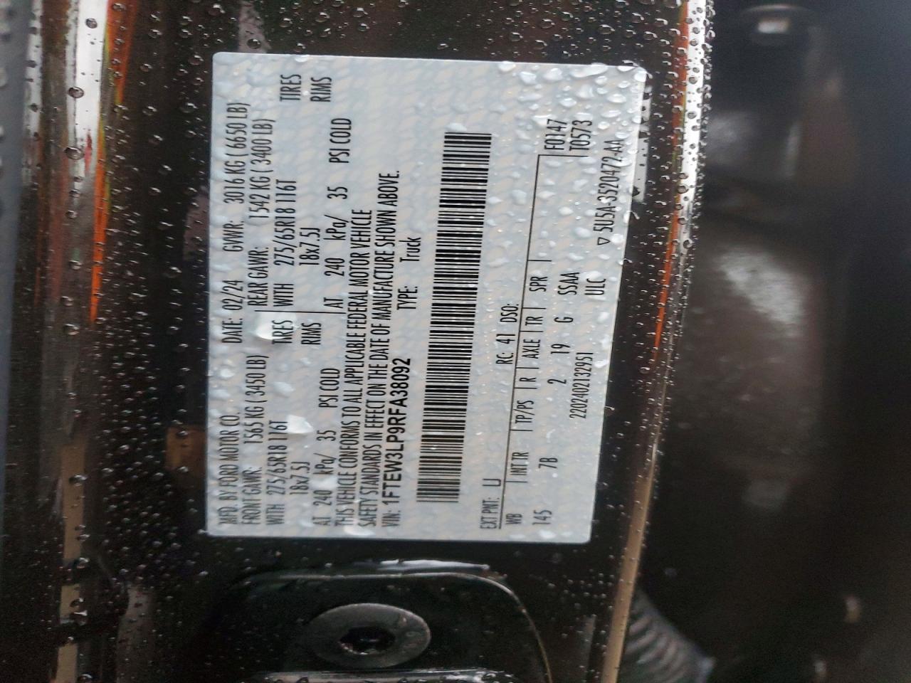 2024 FORD F150 XLT photo 12
