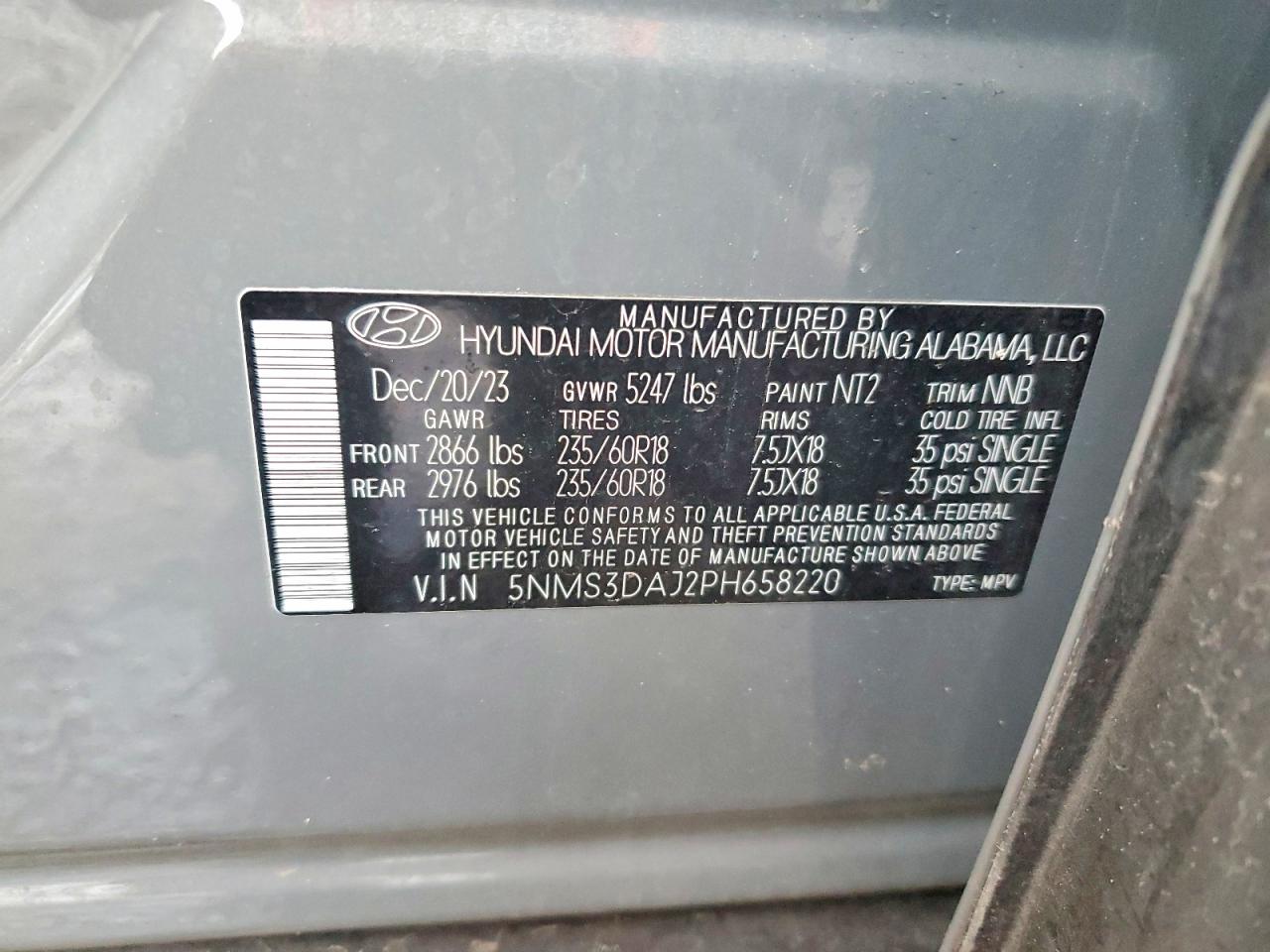 2023 HYUNDAI SANTA FE SEL PREMIUM photo 25