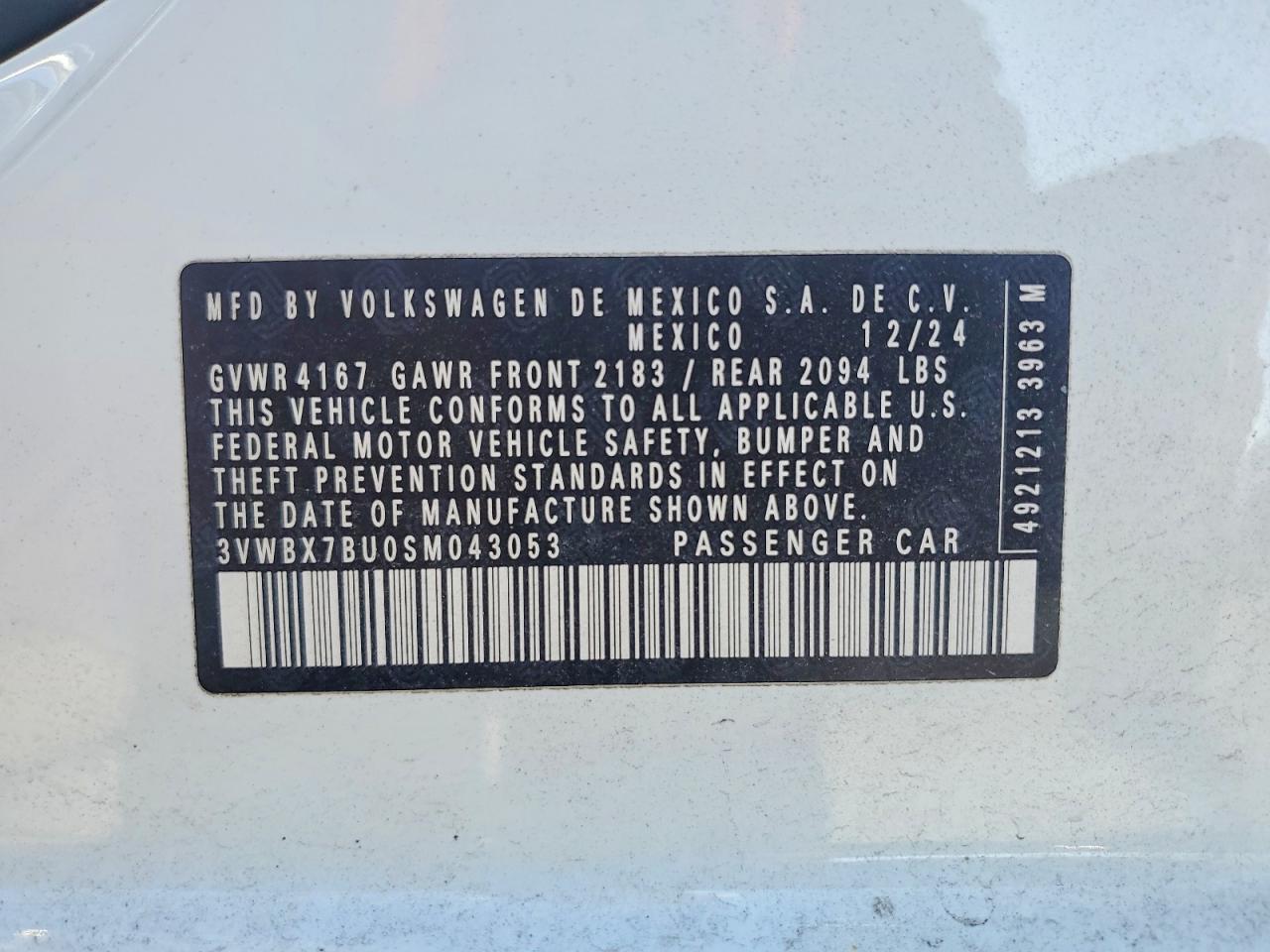 2025 VOLKSWAGEN JETTA SPORT photo 13