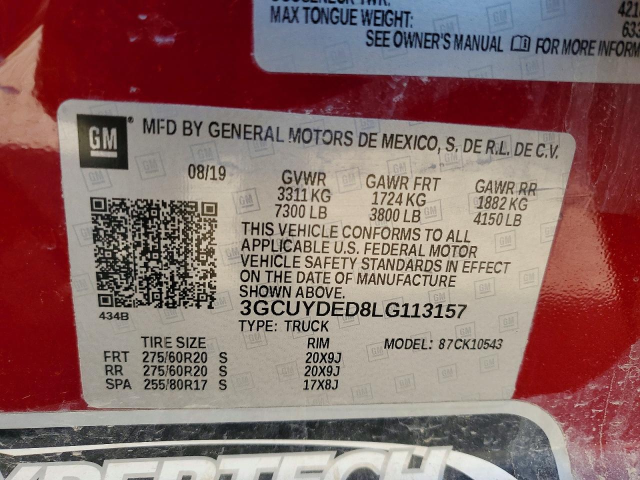 2020 CHEVROLET SILVERADO K1500 LT photo 12