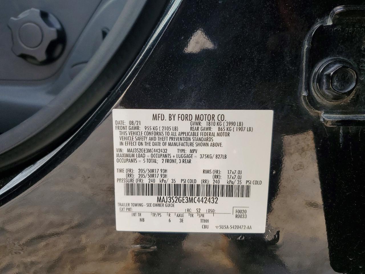 2021 FORD ECOSPORT SE photo 13