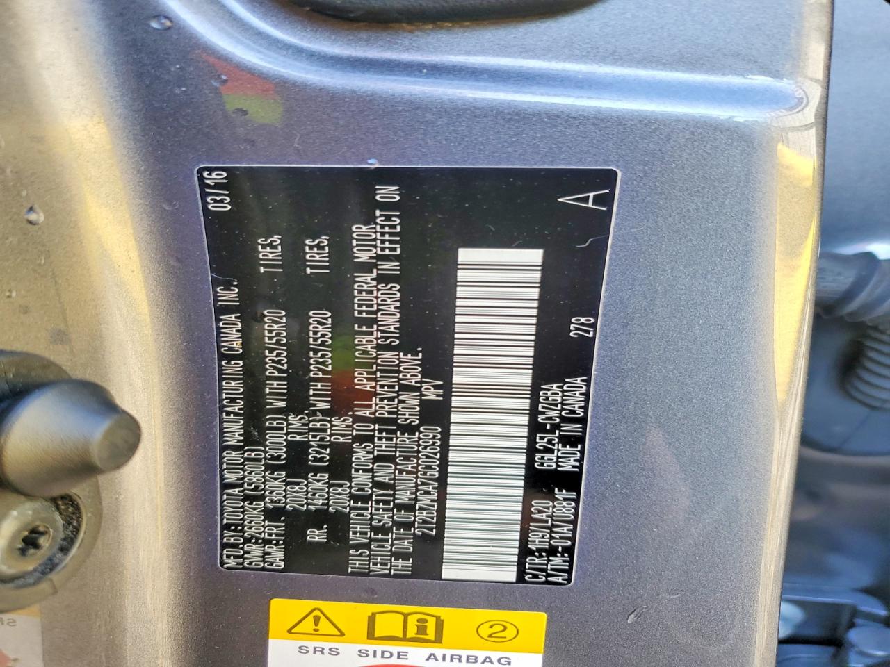 2016 LEXUS RX 350 BASE photo 27