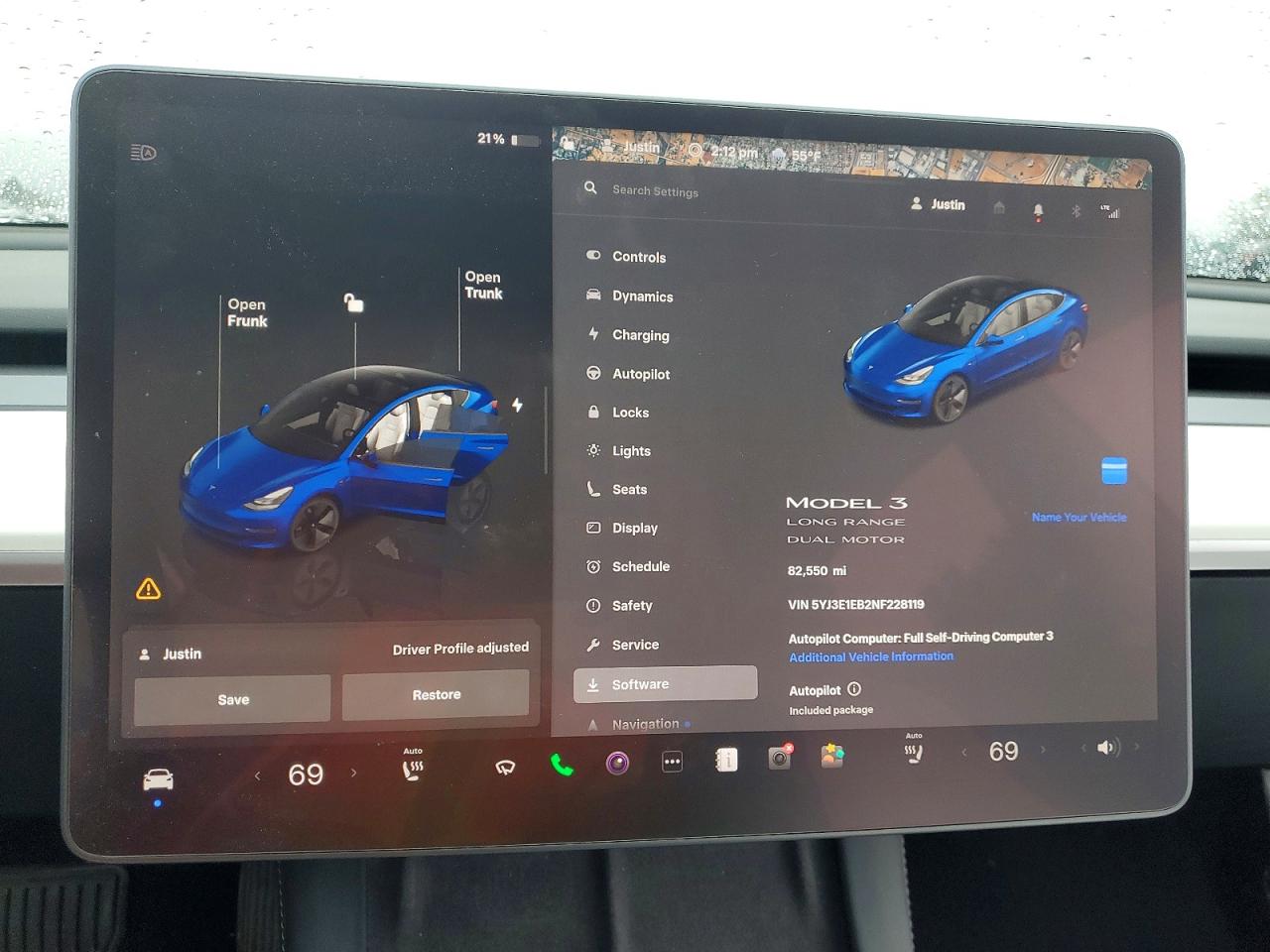 2022 TESLA MODEL 3 photo 9