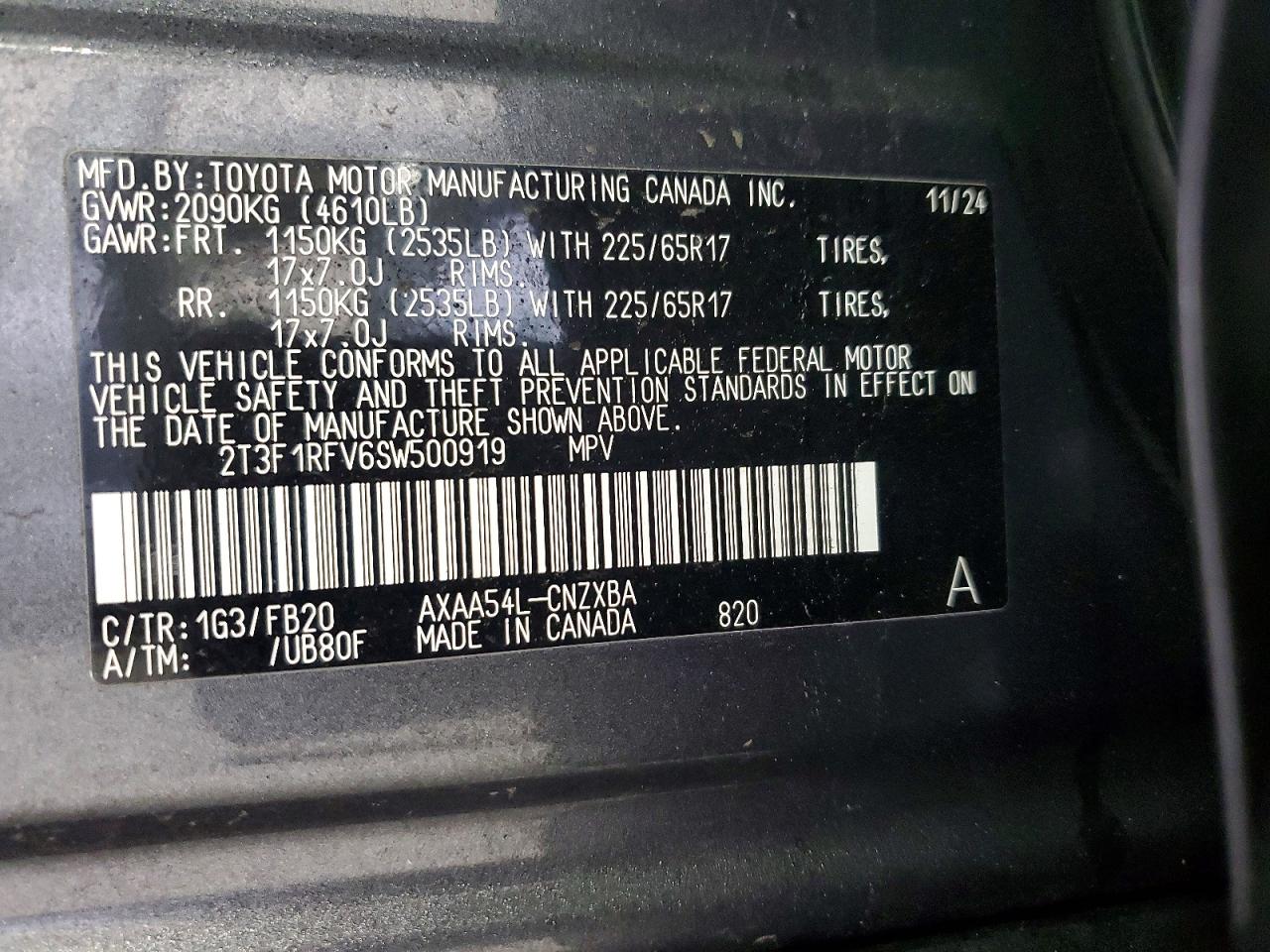2025 TOYOTA RAV4 LE photo 14