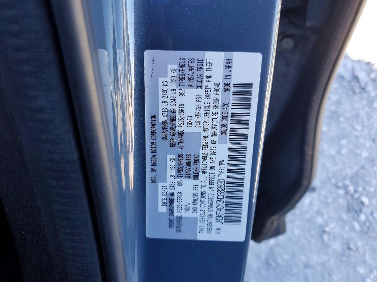2021 MAZDA CX-5 CARBON EDITION photo 14