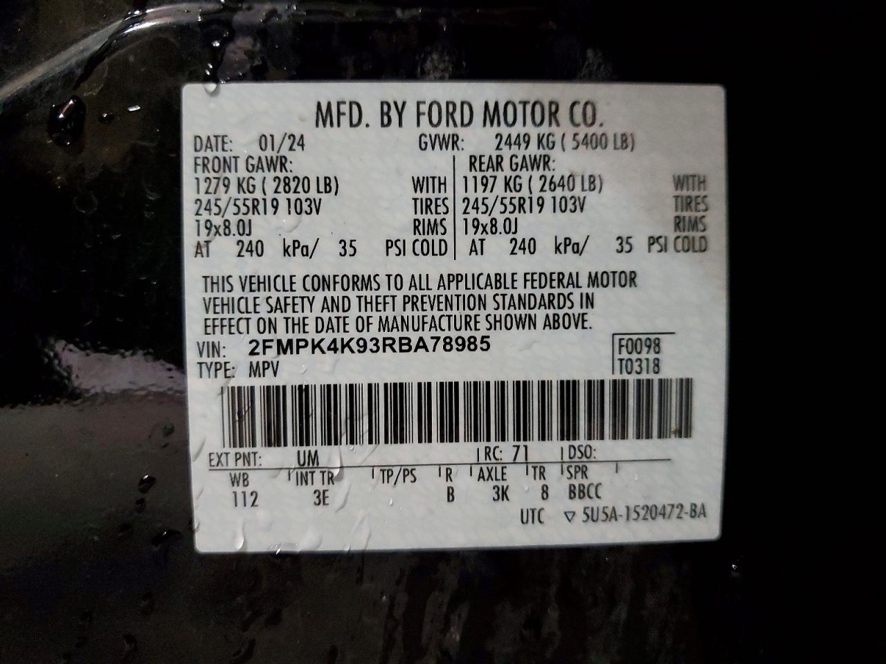 2024 FORD EDGE TITANIUM photo 14