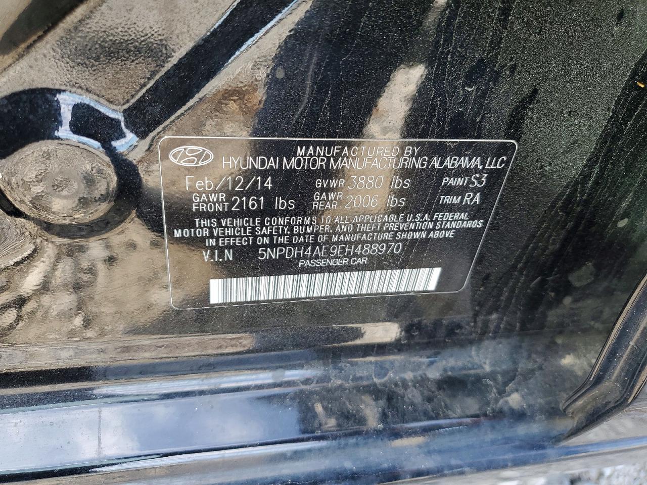 2014 HYUNDAI ELANTRA SE photo 12