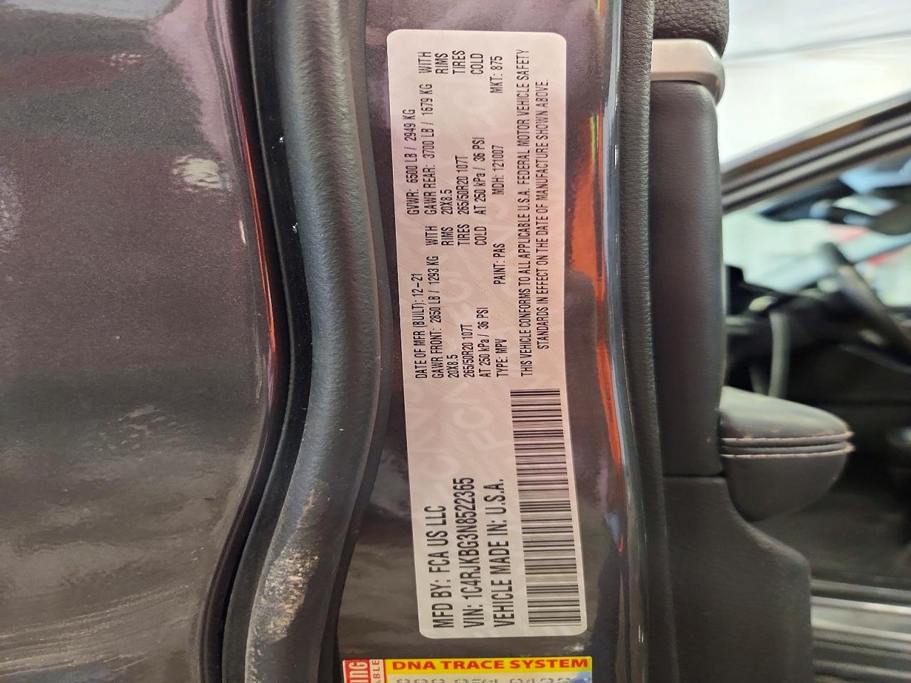 2022 JEEP GRAND CHEROKEE L LIMITED photo 37