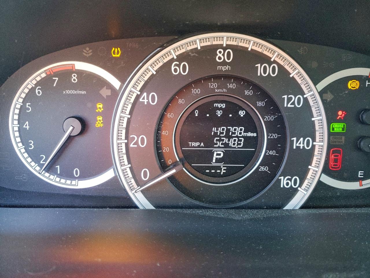 2014 HONDA ACCORD EX photo 9