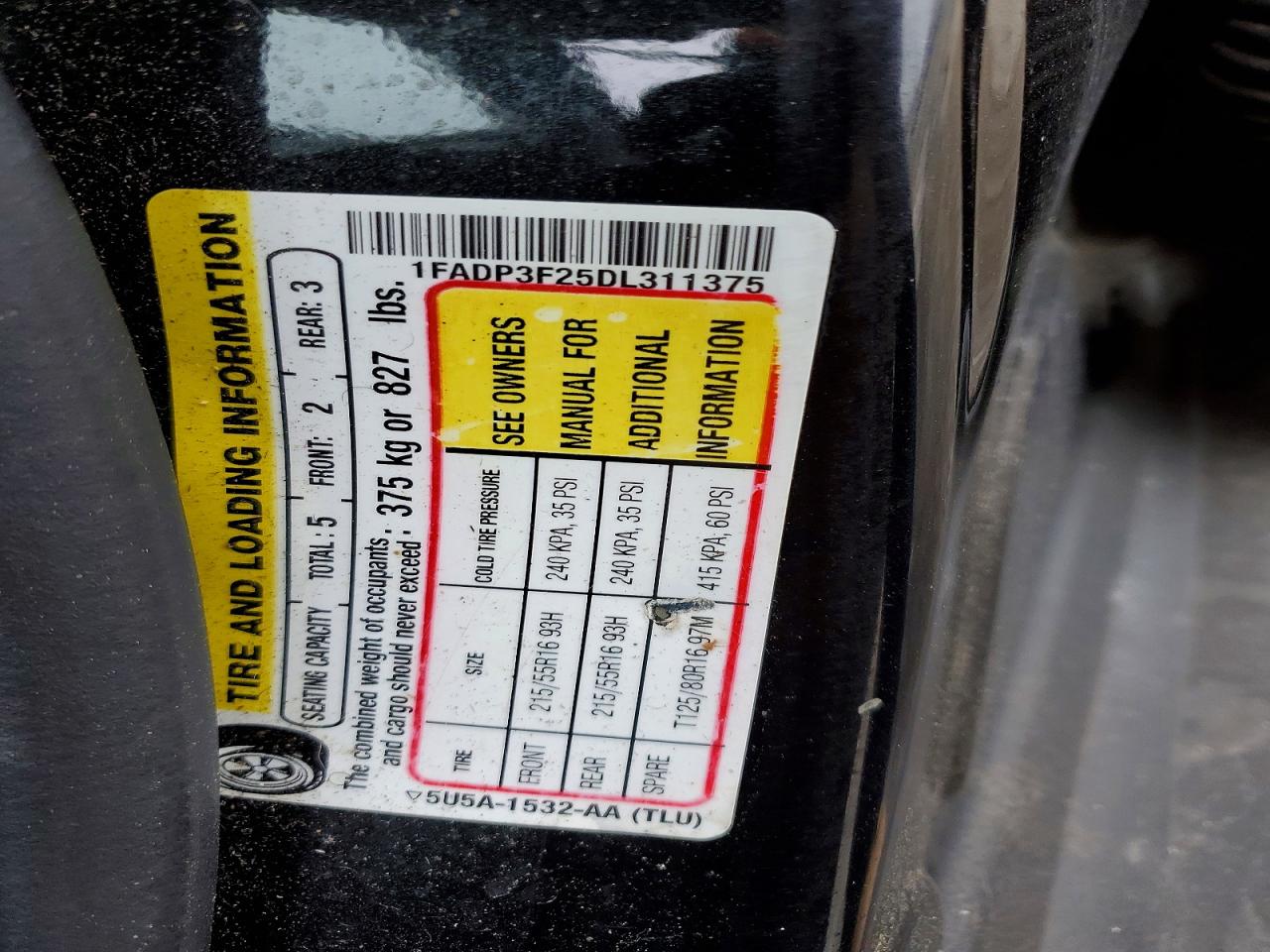 2013 FORD FOCUS SE photo 12