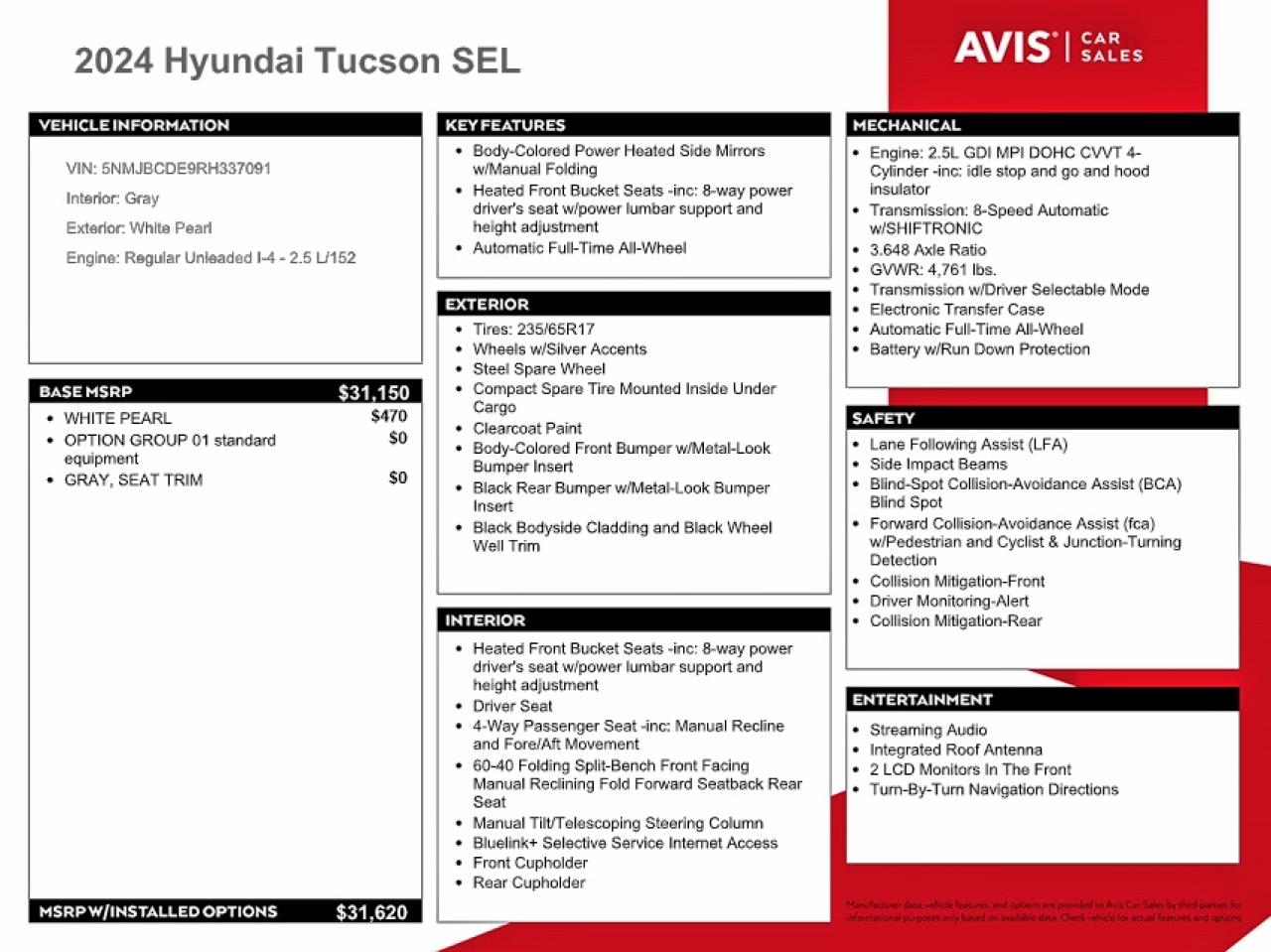 2024 HYUNDAI TUCSON SEL photo 13