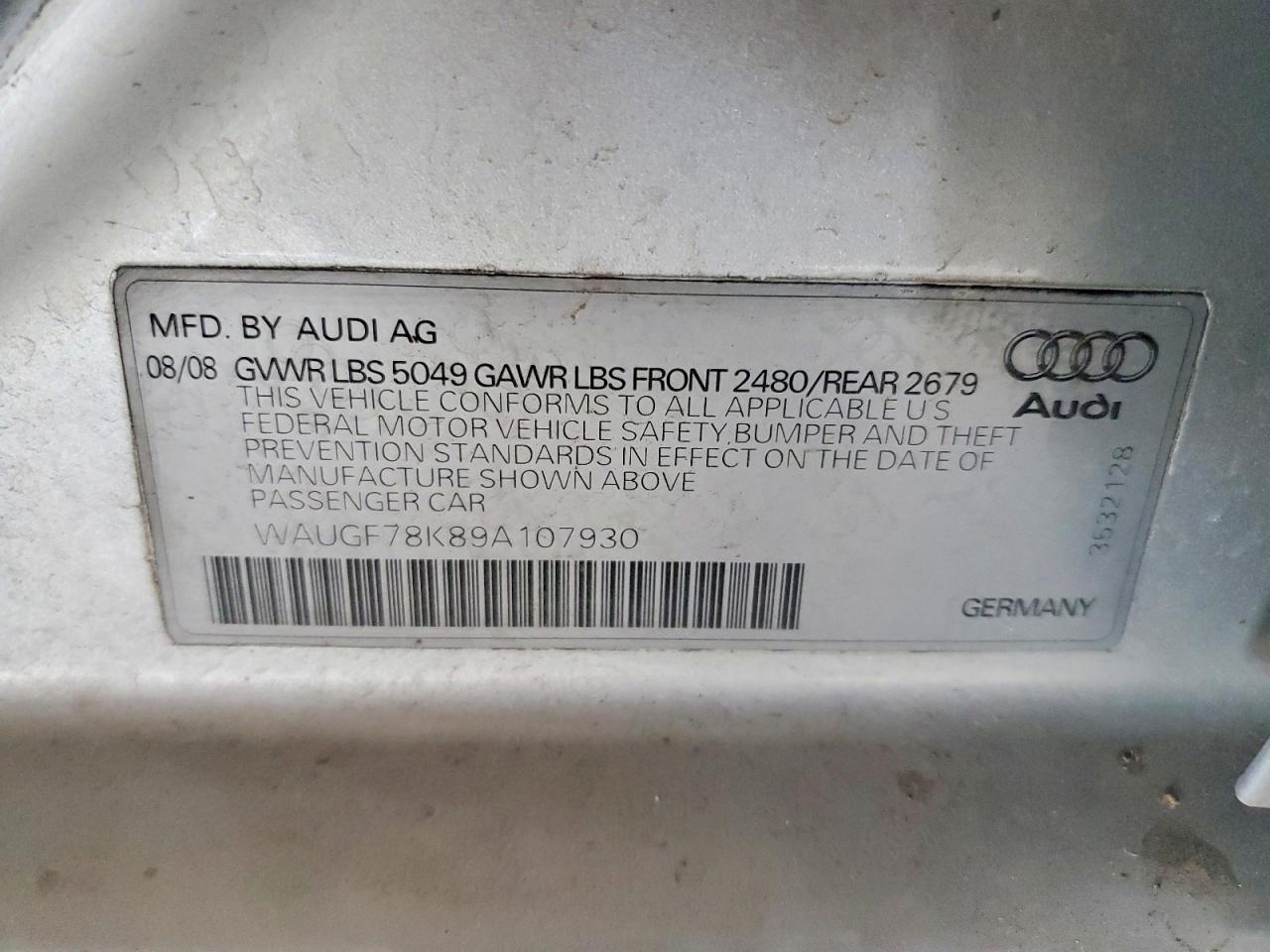 2009 AUDI A4 PREMIUM PLUS photo 12