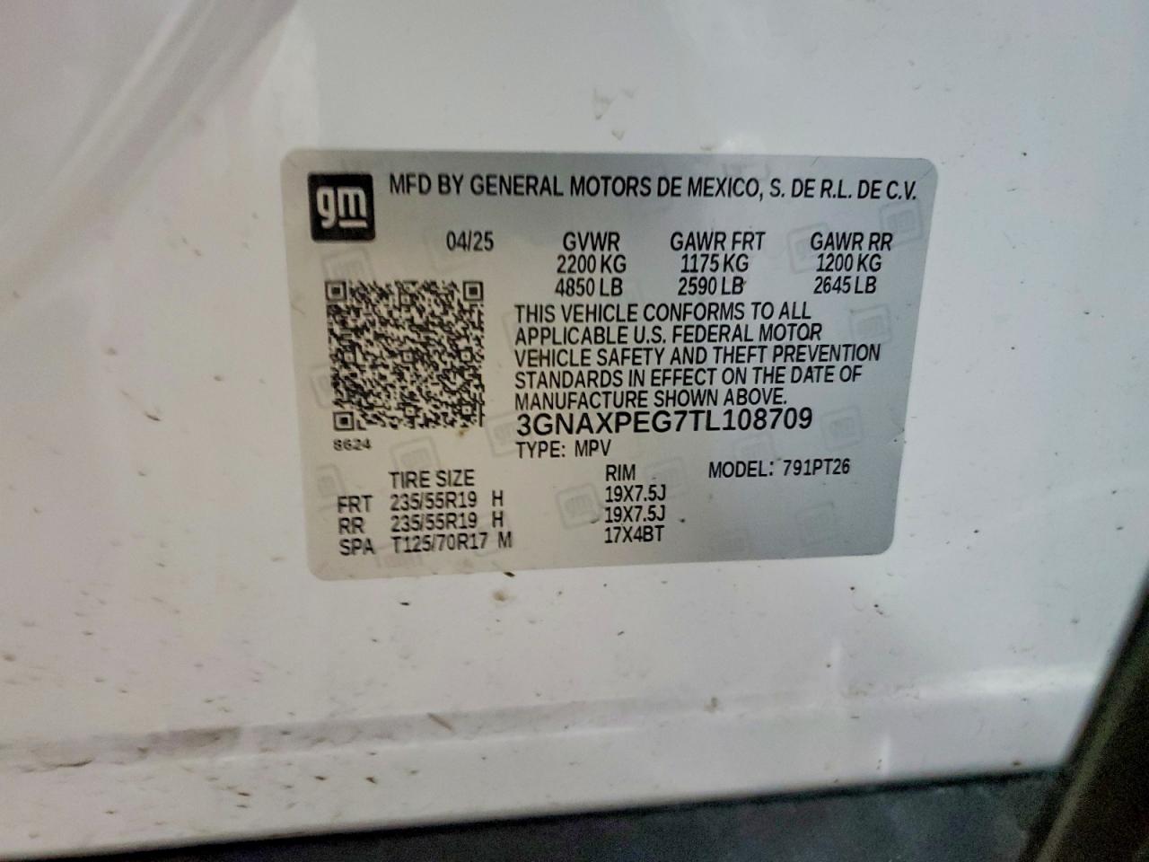 2026 CHEVROLET EQUINOX LT photo 12