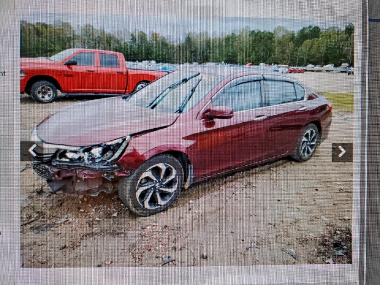 2016 HONDA ACCORD