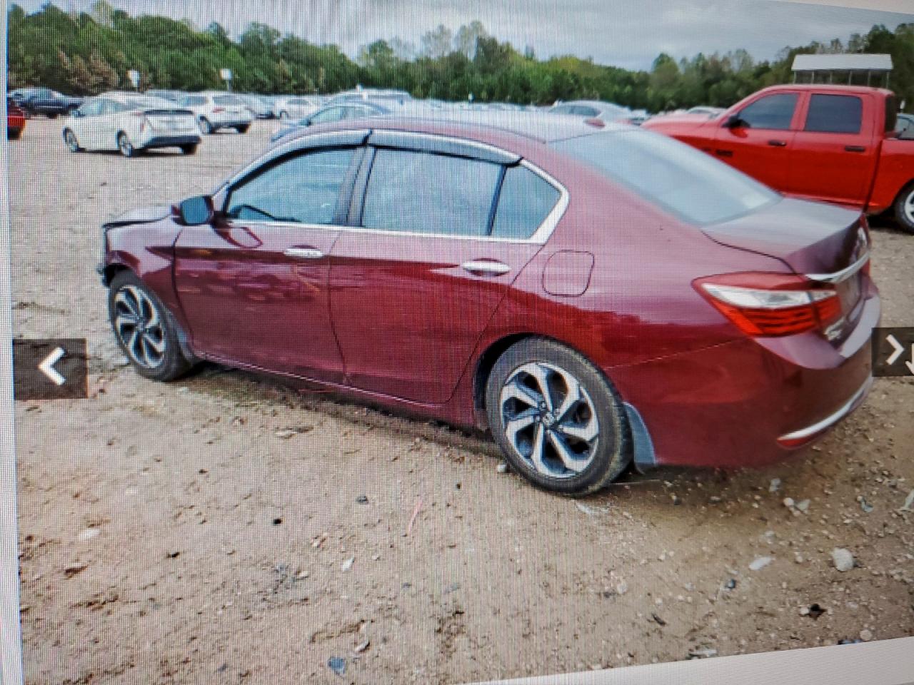 2016 HONDA ACCORD EX photo 2