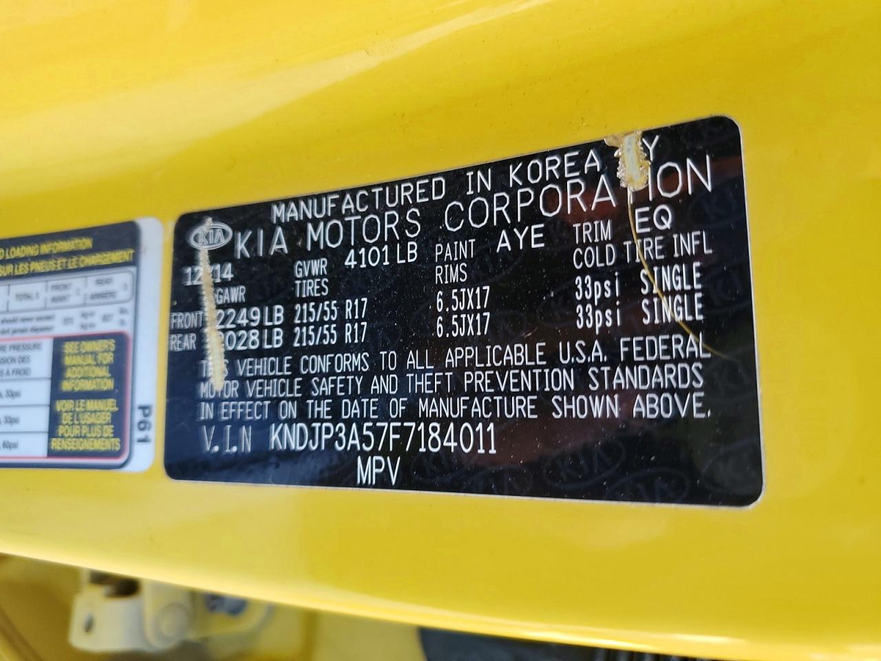 2015 KIA SOUL + photo 12