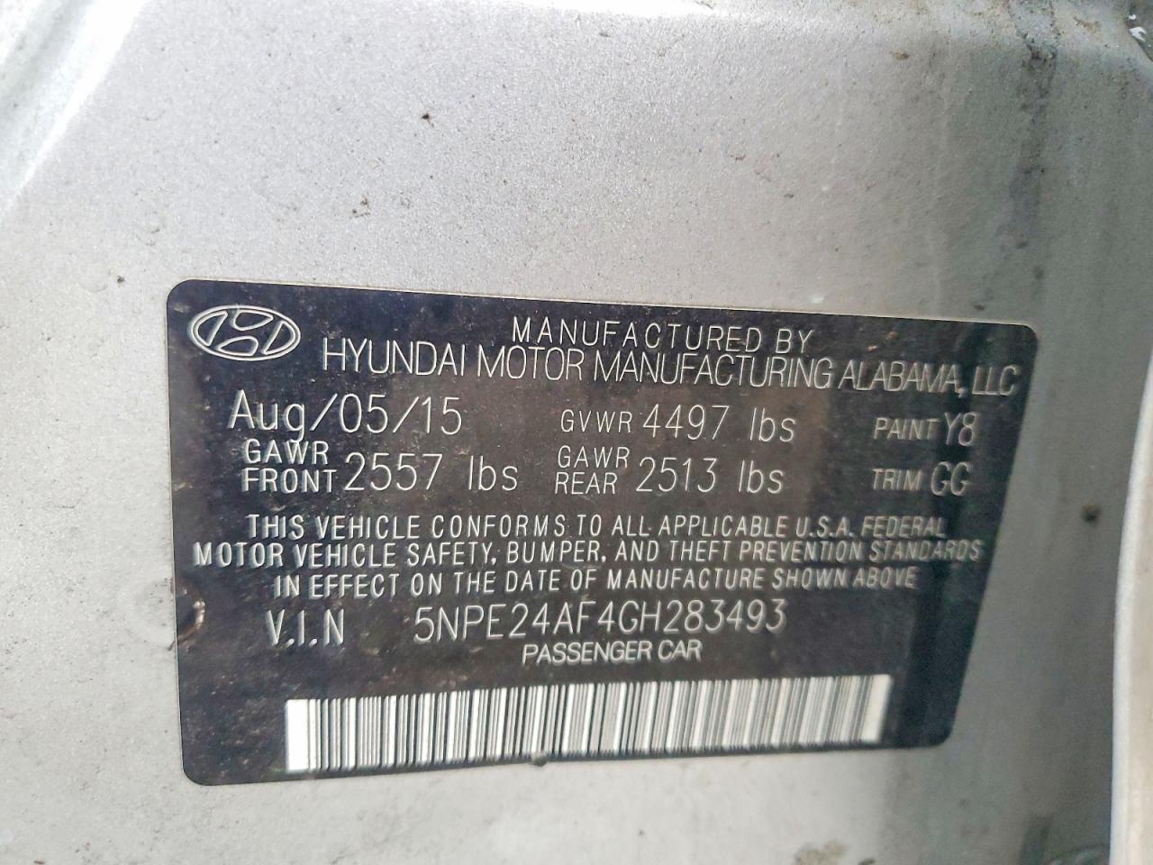 2016 HYUNDAI SONATA SE photo 12