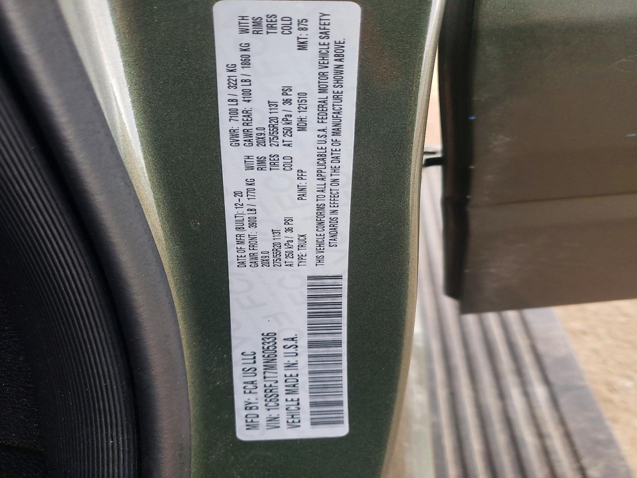 2021 RAM 1500 LARAMIE photo 23