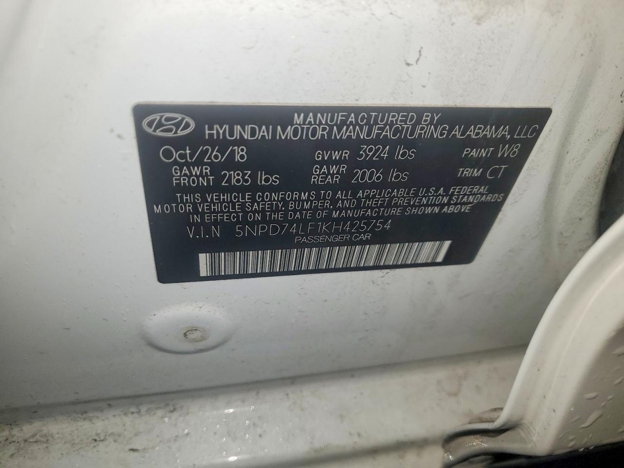 2019 HYUNDAI ELANTRA SE photo 23
