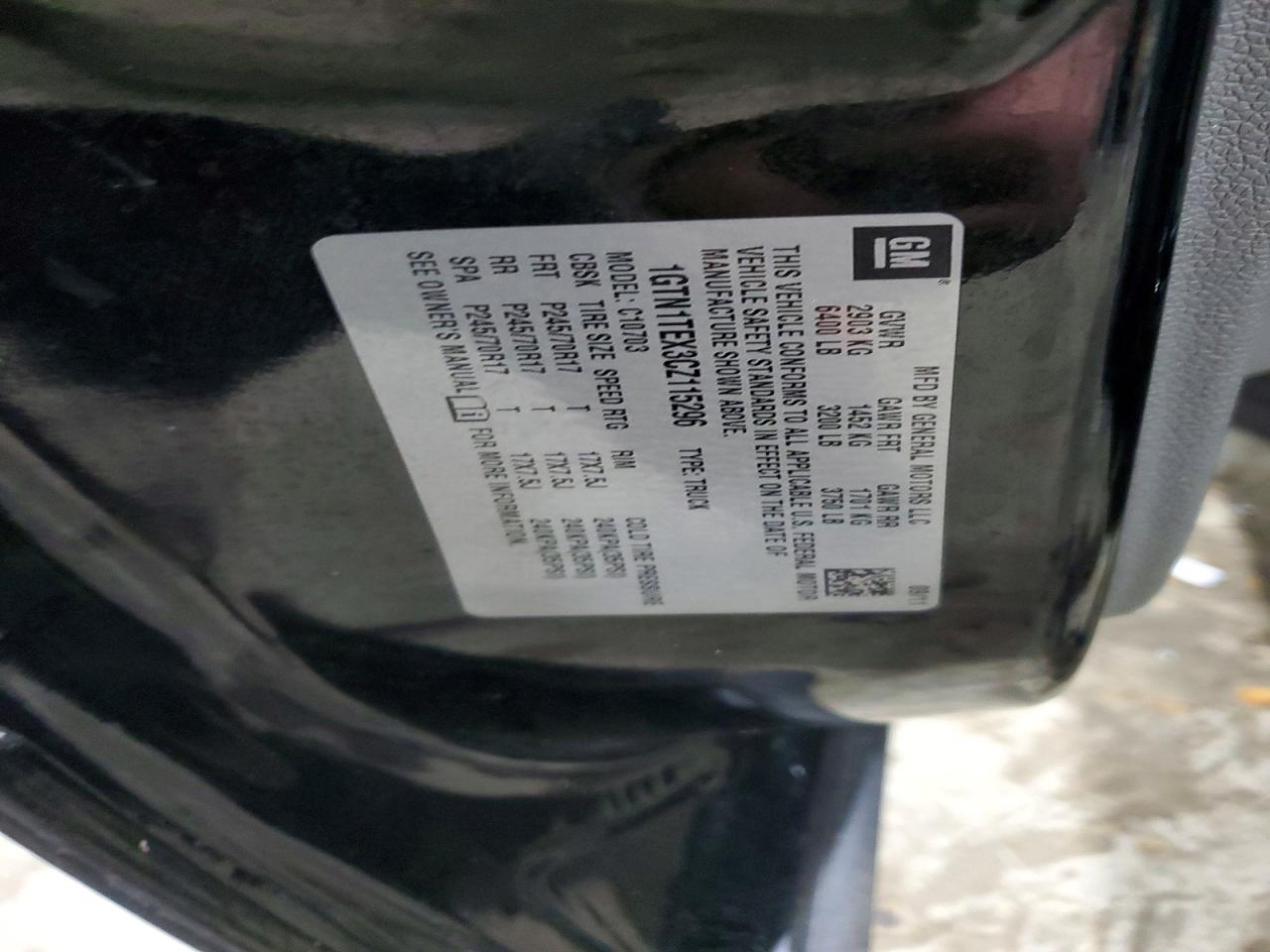 2012 GMC SIERRA C1500 photo 12