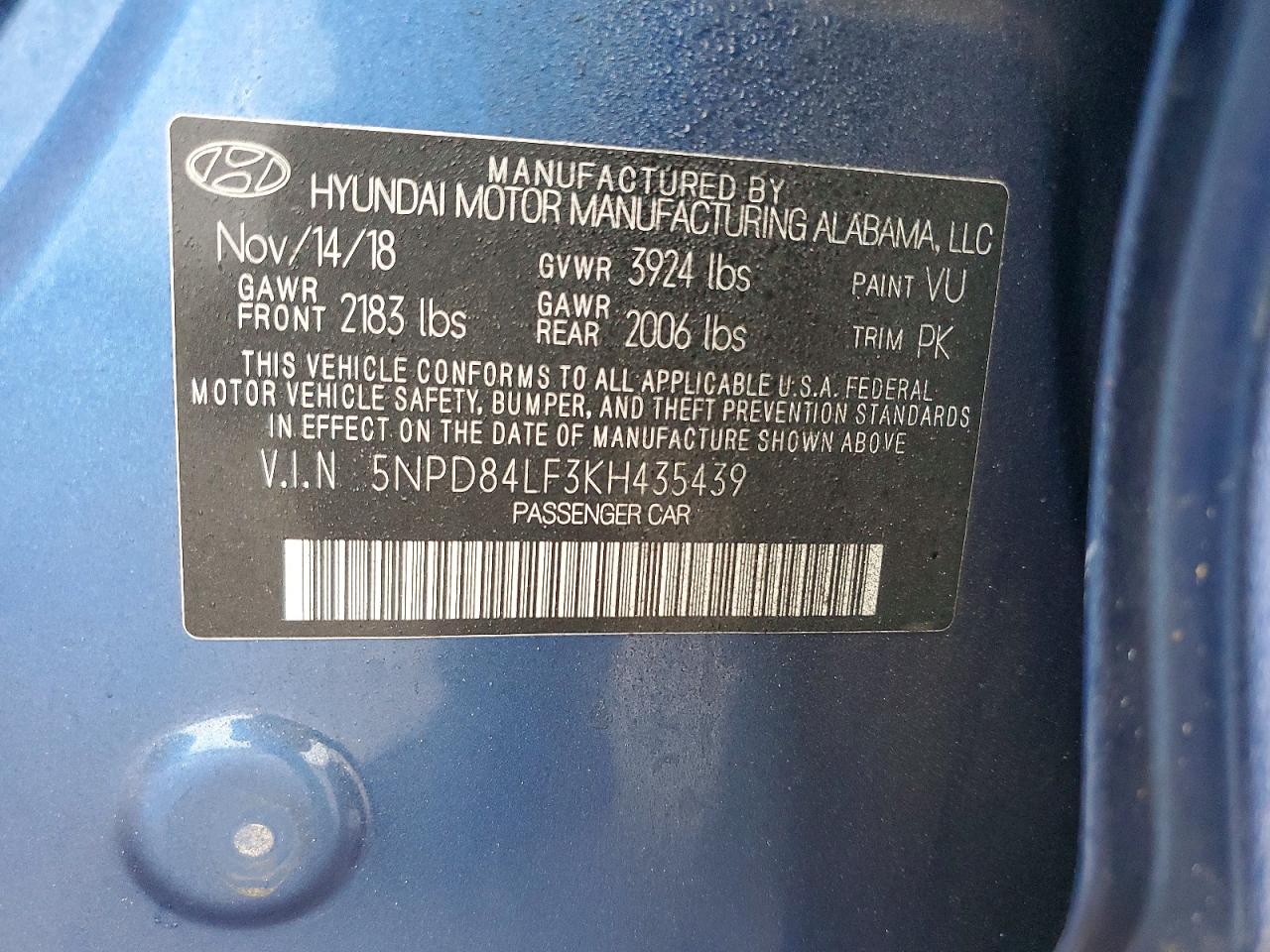 2019 HYUNDAI ELANTRA SEL photo 23