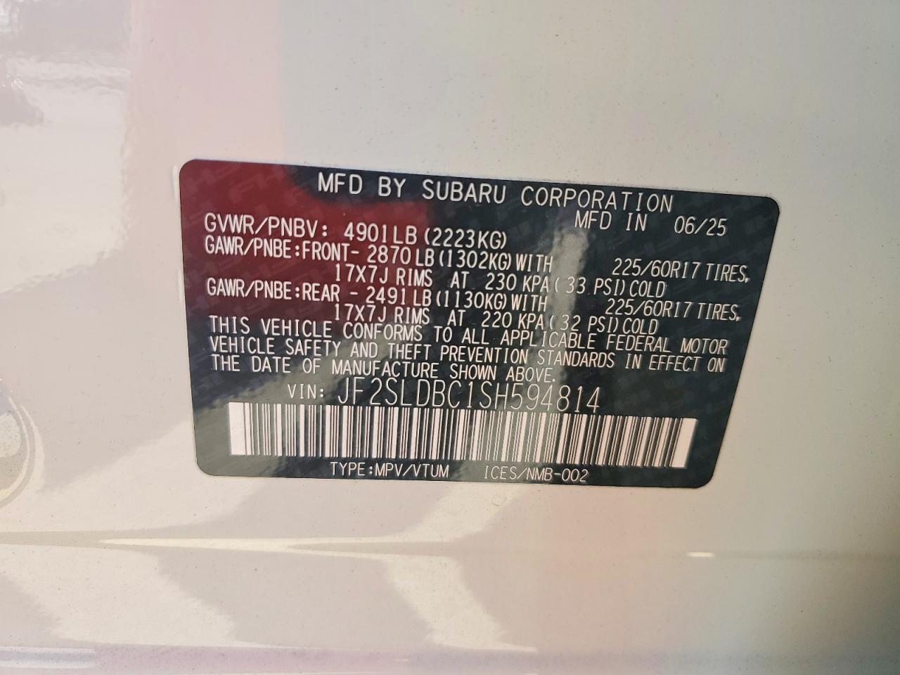 2025 SUBARU FORESTER PREMIUM photo 12