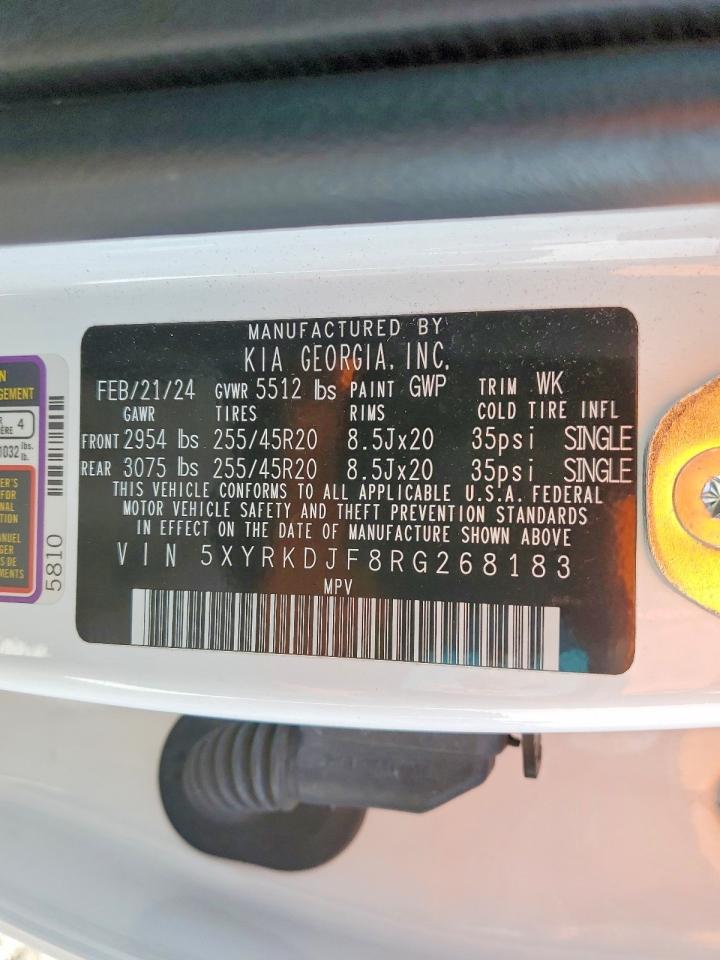 2024 KIA SORENTO SX photo 14