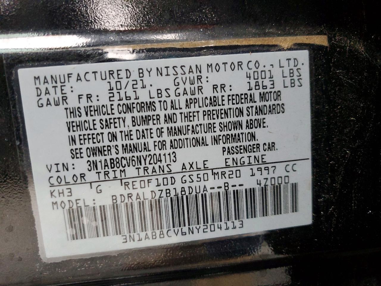 2022 NISSAN SENTRA SV photo 12