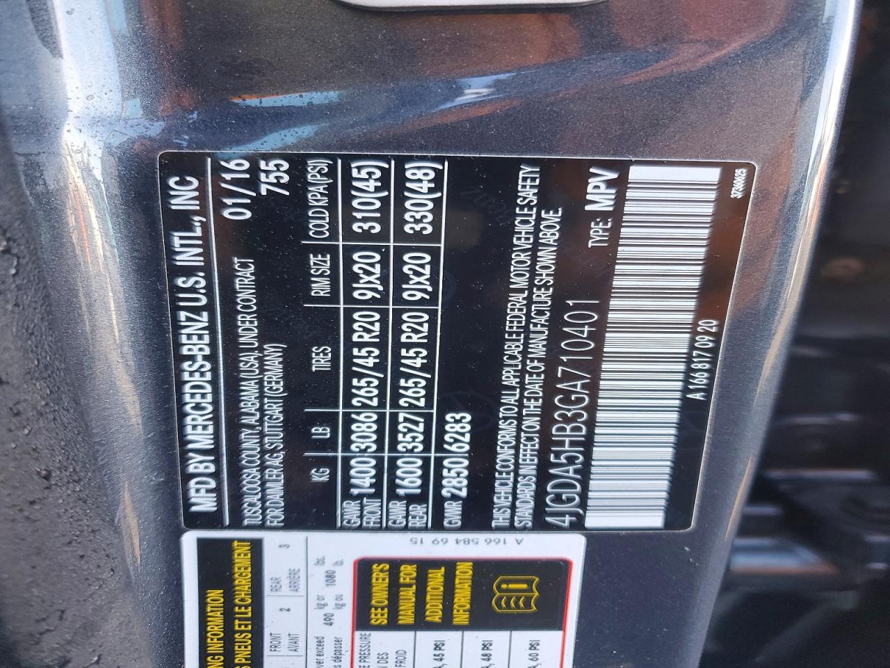 2016 MERCEDES-BENZ GLE 350 4MATIC photo 14