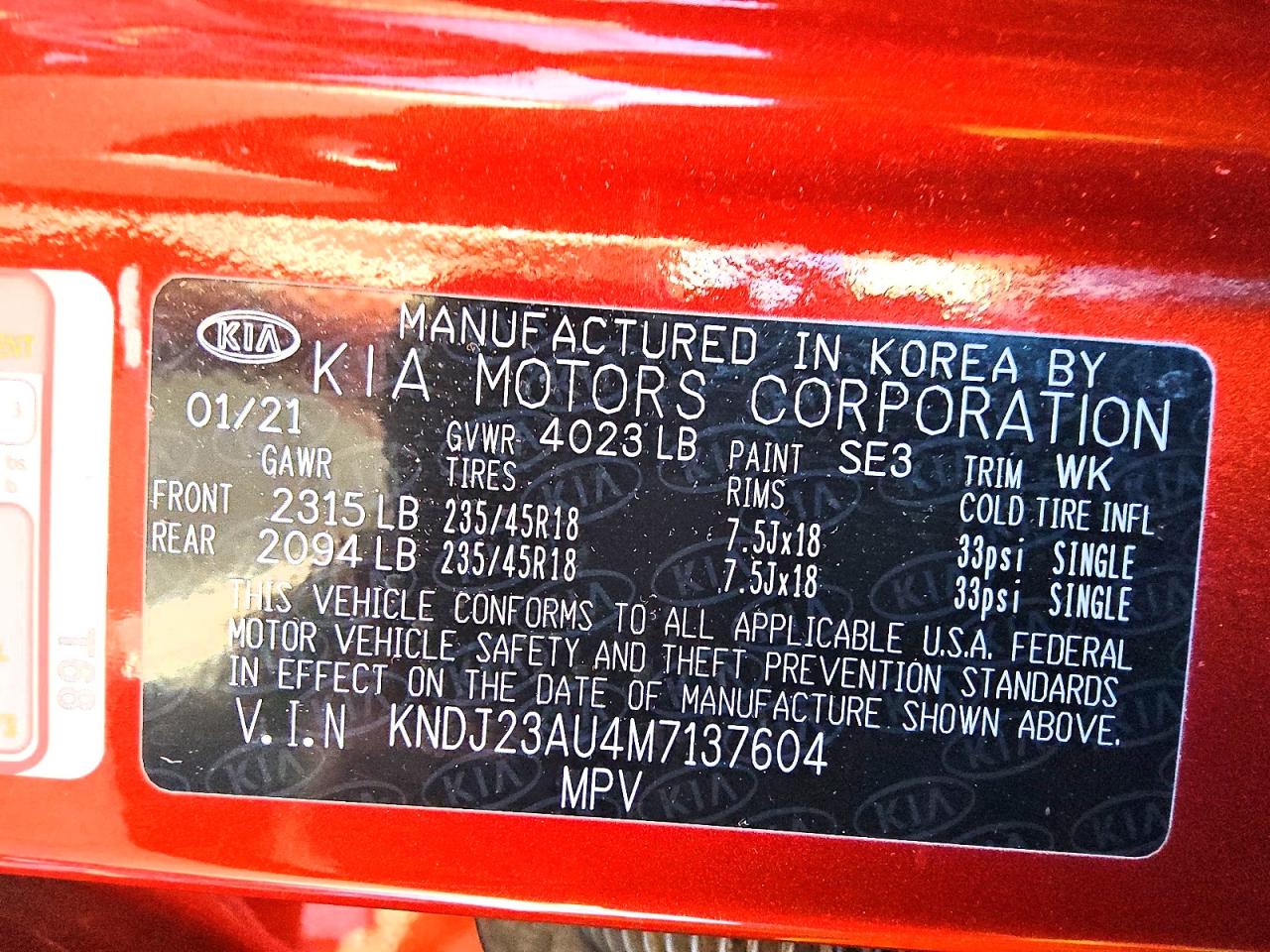 2021 KIA SOUL X-LINE photo 13