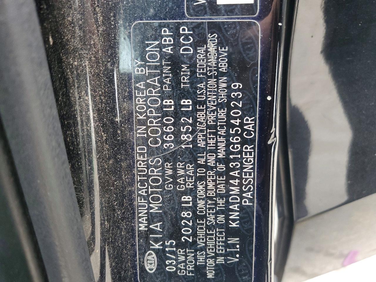 2016 KIA RIO LX photo 12