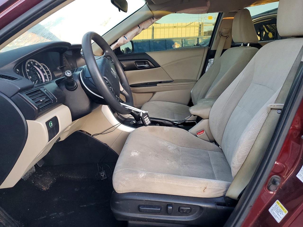 2014 HONDA ACCORD EX photo 7