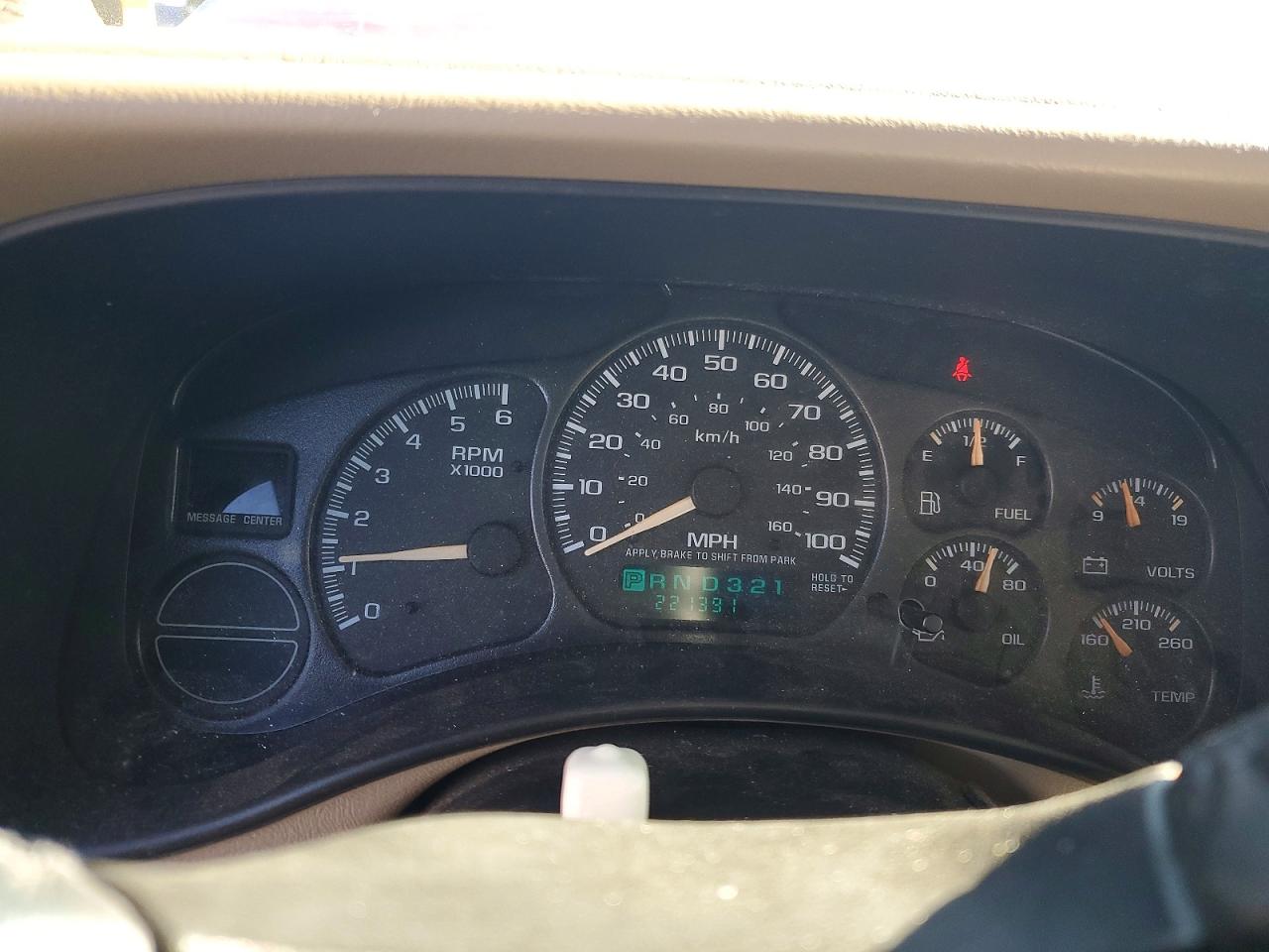 2001 CHEVROLET TAHOE K1500 photo 9